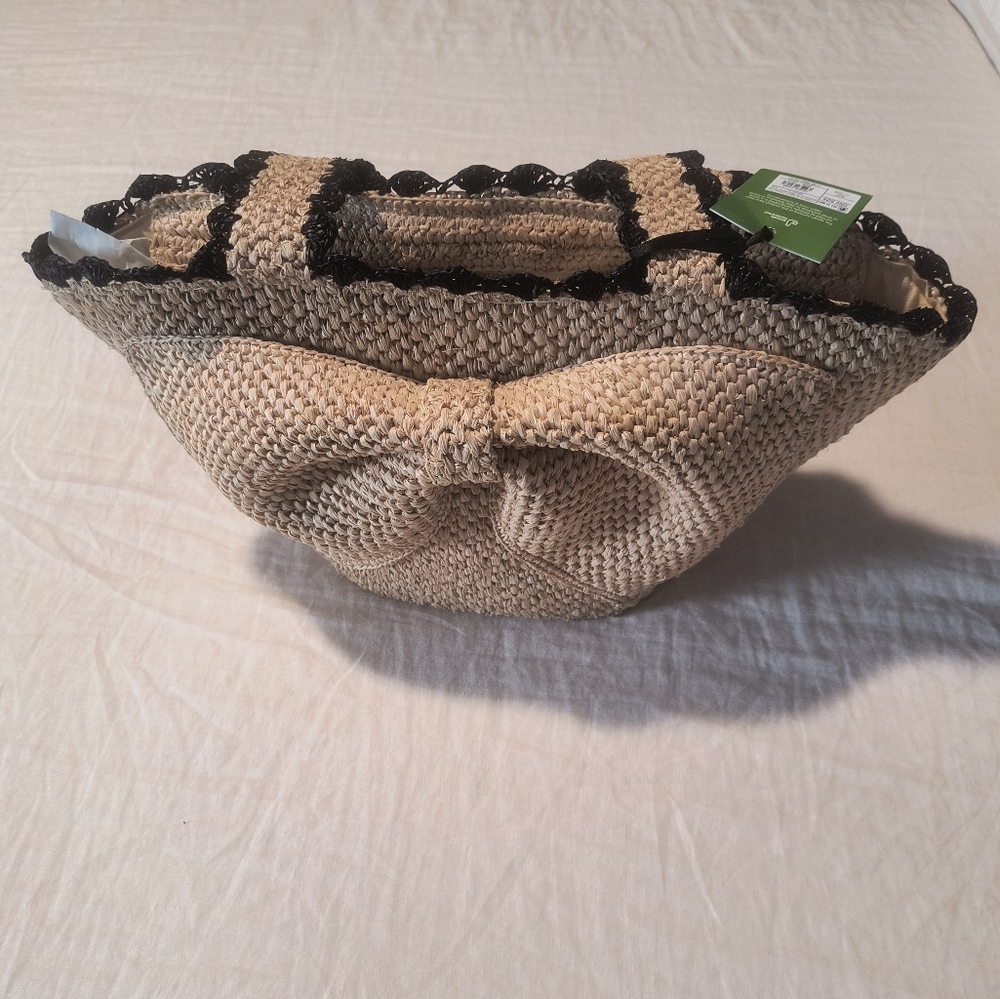 Kate Spade Raffia Bow Bag